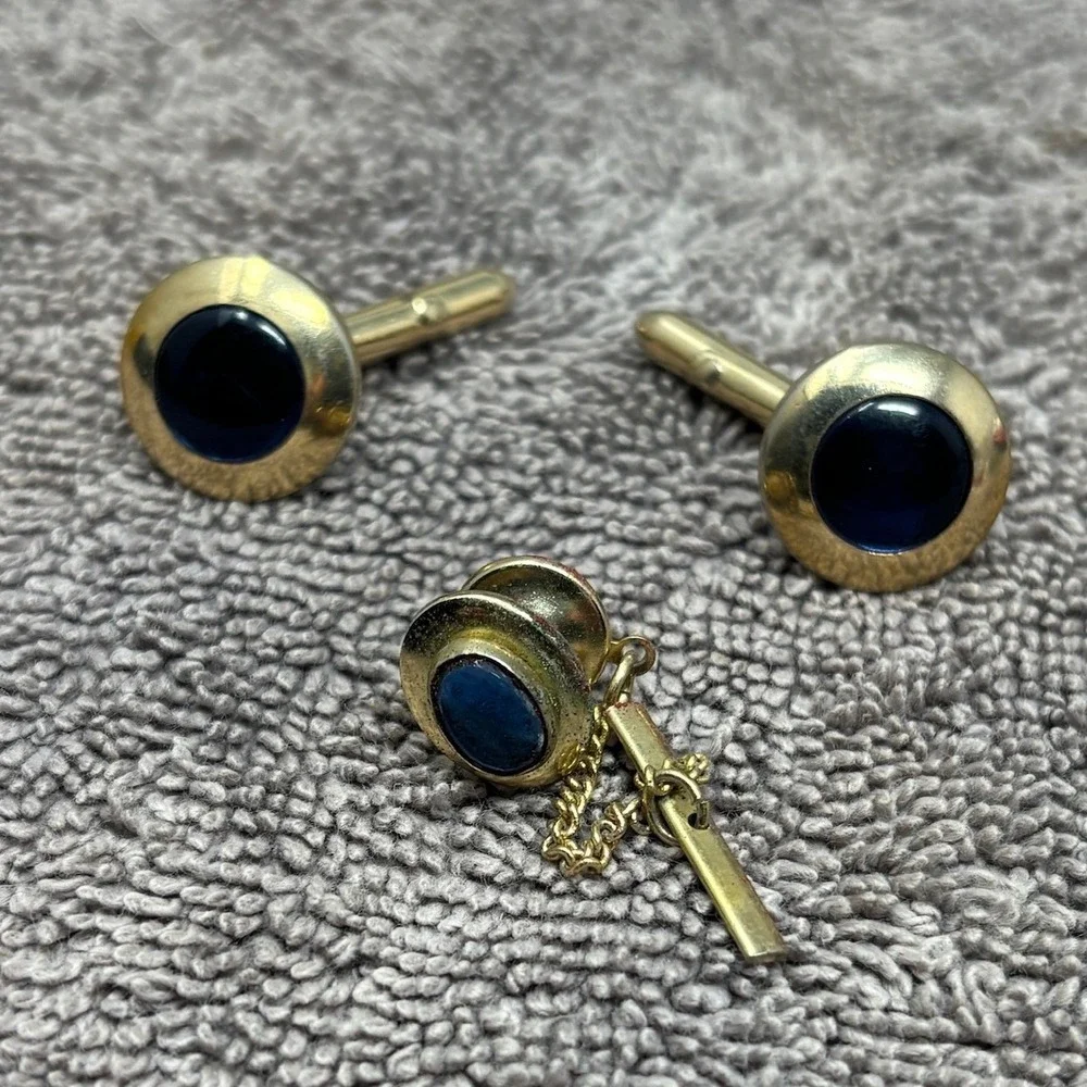SWANK cufflinks tie